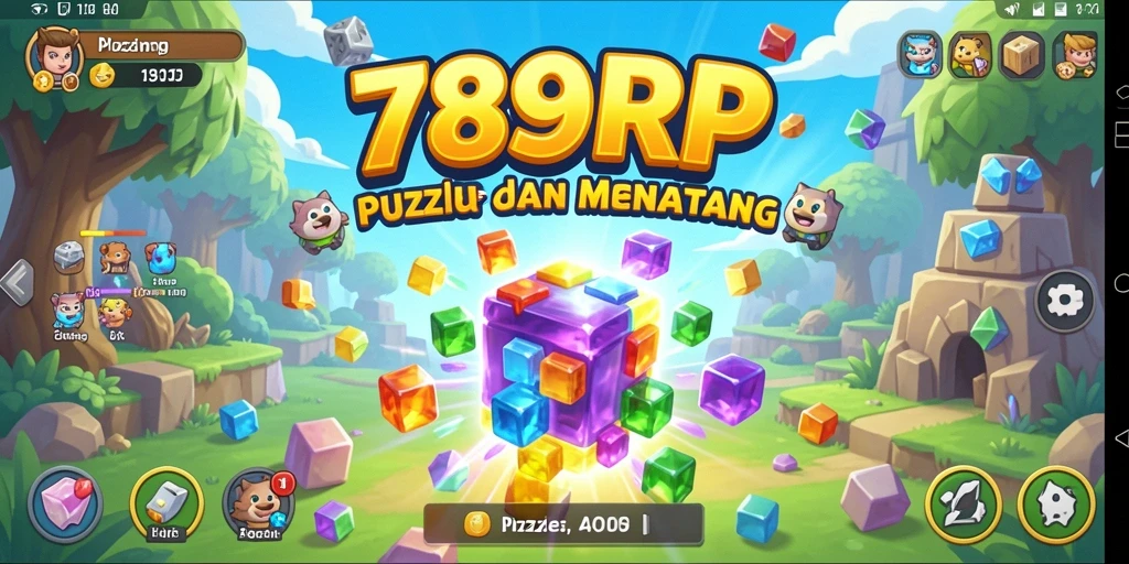 Screenshot dari gameplay 789RP yang menunjukkan tantangan puzzle yang menarik.