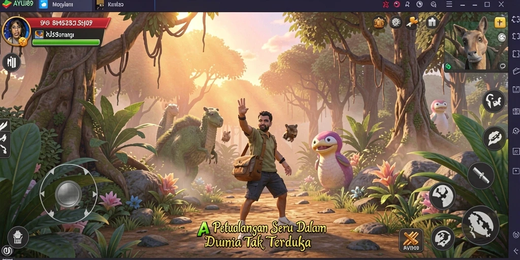 Tampilan gameplay AYU89 yang seru dan penuh tantangan.