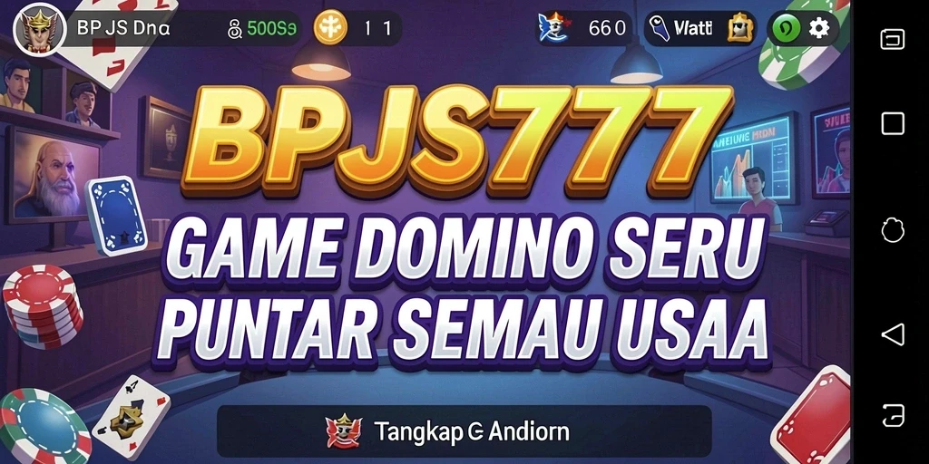 Tampilan gameplay seru dari BPJS777 yang menampilkan domino.