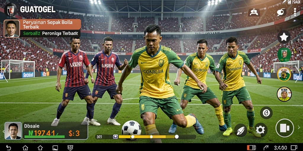 Tampilan gameplay GUATOGEL yang mengesankan dan dinamis.