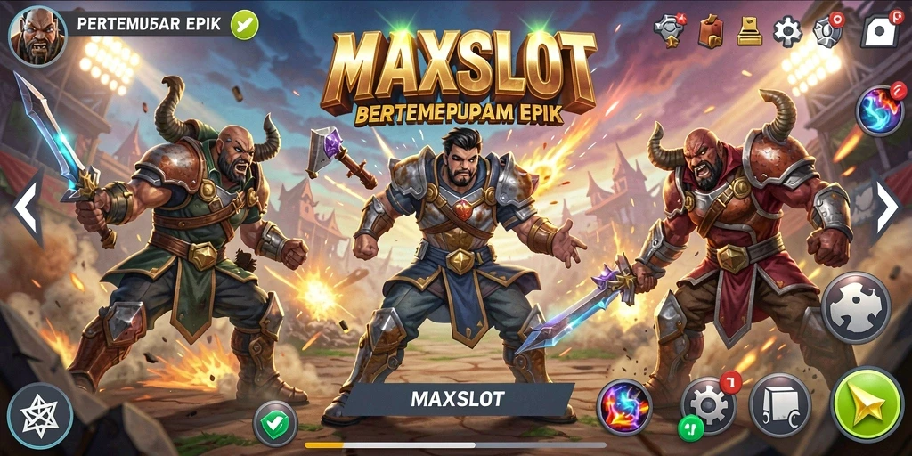 Gameplay seru MAXSLOT dalam fitur Battle Royale.