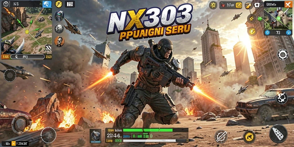 Gameplay seru NX303 dengan aksi mendebarkan di tengah tantangan.