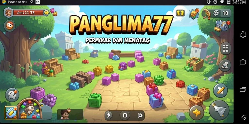 Gameplay seru dari PANGLIMA77 dengan tantangan puzzle yang mengasyikkan.