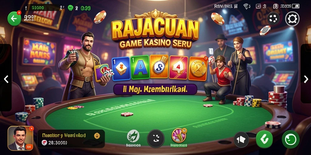 Gameplay menarik dan interaktif di RAJACUAN yang penuh kesenangan.