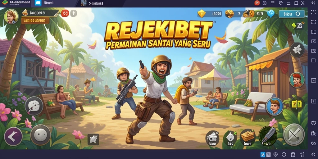 Tampilan menarik dari gameplay REJEKIBET yang penuh warna.