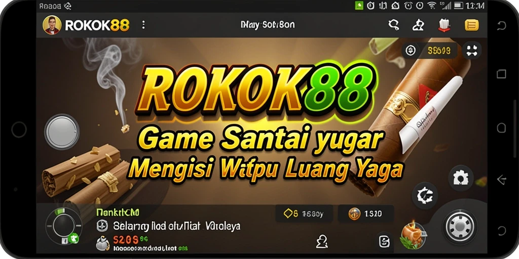 Screenshot ROKOK88 menampilkan keseruan gameplay casual yang menghibur.