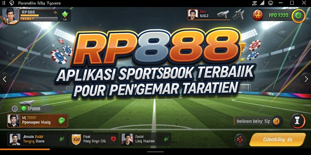 Screenshot menunjukkan tampilan antarmuka taruhan dalam aplikasi RP888.