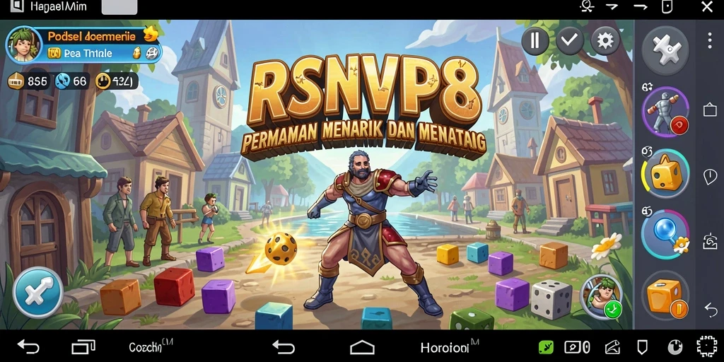 Tampilan gameplay RSNVIP8 yang menarik dan menantang.