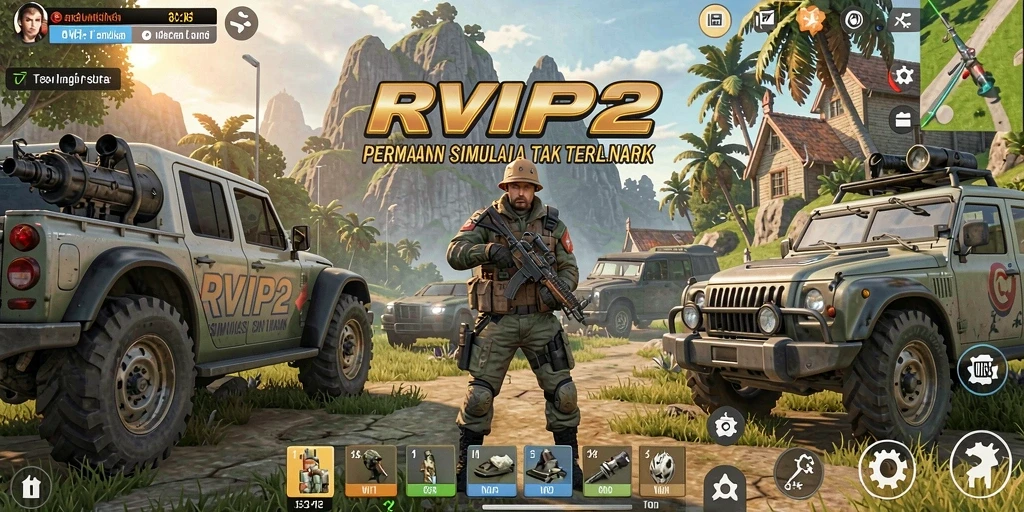 Screenshot utama menunjukkan pengalaman gameplay yang mendalam dan interaktif.