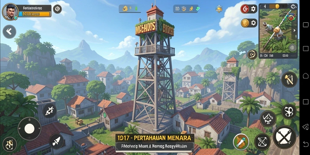 Gameplay menara pertahanan yang menarik dan menantang di SD107.