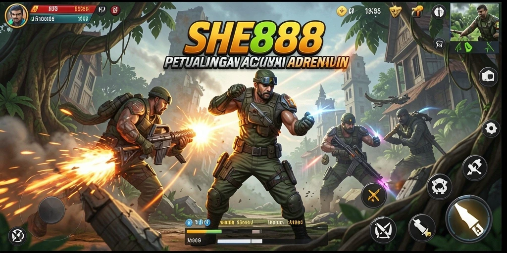 Gameplay seru dan mendebarkan dalam SHE888.