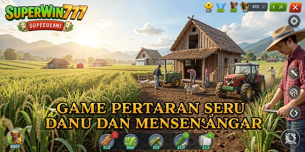 Gameplay seru dan imersif di dunia pertanian SUPERWIN777.